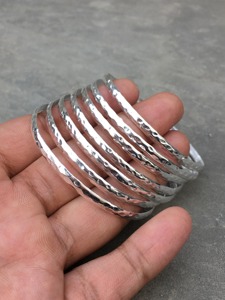 กำไลบาฮามาสเตอร์สีเงินสเตอร์ลิง7ชุดใช้ค้อนทุบกำไลบาฮามินแนววินเทจเครื่องประดับแฟชั่นสำหรับผู้หญิงขายส่ง - Product Image 2