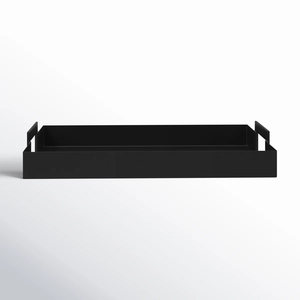 Plateau de service ovale brun exclusif avec surface texturée unique et pieds robustes, parfait pour exposer des collations et des articles de décoration - Product Image 6