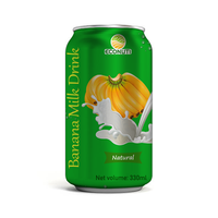 Boisson en purée aromatisée au lait de banane en conserve 330 ml 100% fournisseur Vietnamien