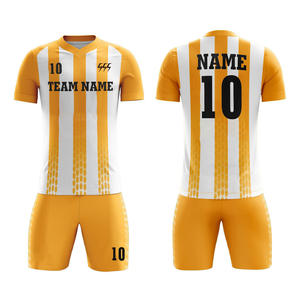 Camisetas de Fútbol Personalizadas de Poliéster de Manga Corta, Uniforme de Fútbol Personalizado para Equipos, para Entrenamiento y Partidos, con Logotipo Frontal - Product Image 1