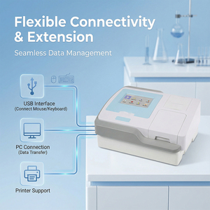 Lector <span class=keywords><strong>ELISA</strong></span> Automatizado Avanzado, Analizador Profesional de Análisis <span class=keywords><strong>ELISA</strong></span>, Lector de Microplacas Completamente Automático de 96/48 Pocillos - Product Image 2
