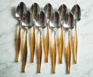 Elegante juego de cubiertos de acero inoxidable con mango de diseño esmaltado, perfecto para bodas, utensilios de cocina y accesorios de comedor - Product Image 6