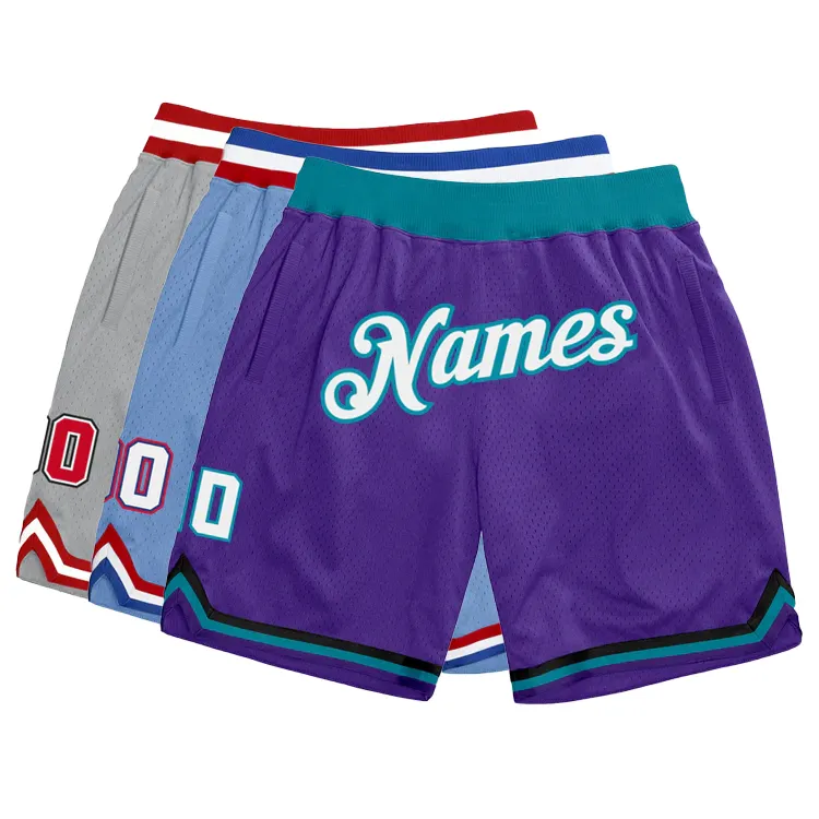 Vente en gros de shorts de plage en stock jogging en polyester shorts de course pour hommes maillots de bain shorts brodés avec logo personnalisé pour hommes