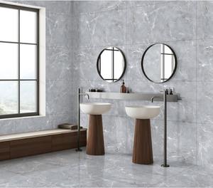 Carreaux de porcelaine polis antidérapants aspect marbre blanc brillant 600x1200mm pour salles de bain, salons, hôtels, maisons - Product Image 4