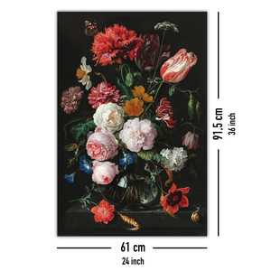 Impresión artística de Jan Davidsz De Heem, exquisito bodeguillo con flores - Product Image 1