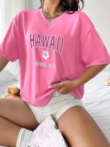 Camisetas estampadas para mujer Camiseta informal para mujer - Product Image 3