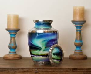 Holesale-urna de adulto de calidad, urna roja clásica para celebración de la vida - Product Image 5