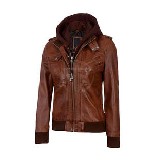 Sudadera con Capucha de Cuero para Mujer, Elegante, Informal, con Logotipo Frontal, Diseño Refinado, Construcción Duradera, Sensación Premium, Acabado Suave, Resistente al Viento - Product Image 3