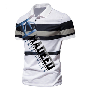 Camiseta de alta calidad para hombre, camisa de tela lisa estampada, diseño de sublimación, logotipo personalizado, informal - Product Image 1