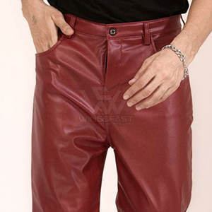 กางเกงหนังผู้ชายกางเกงหนัง - Product Image 6