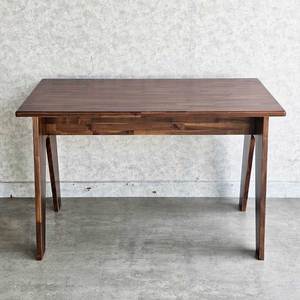 Acacia <b>Wood</b> <b>Dining</b> <b>Table</b> BA68195 120x70cm A-Shaped Legs Assembled and <b>Extendable</b> for Living Room Made From Oak" - Product Image 6