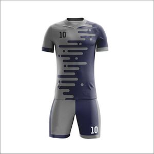 Uniforme de Fútbol de Verano de Alta Calidad en Oferta, 100% Poliéster, para Adultos, Manga Corta, Secado Rápido, Impresión Personalizada con Nombre del Jugador - Product Image 2