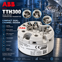Transmetteur de température ABB TTH300 100 % original, à fixation sur tête, 4-20 mA HART, double capteur RTD Pt100, thermocouple, entrée universelle
