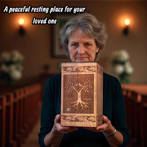 Handmade Rosewood Cremation Urn Wooden Ashes <b>Box</b> <b>Memorial</b> <b>Keepsake</b> Decorative Cremation Urn for Ashes - Product Image 3