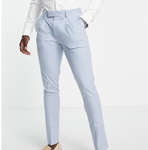 Pantalón de vestir de alta calidad Color marrón Ajuste recto Venta al por mayor Transpirable Flat Fitness Slim Blank High Quality Works Office Pants - Product Image 3