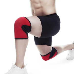 Manchons de genou de protection pour la musculation, toutes couleurs, logo personnalisé, confortables, respirants, anti-UV, séchage rapide, réversibles, en spandex - Product Image 4