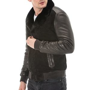 Chaqueta Larga y Delgada de Cuero Estampado Azul Marino para Hombre, con Logotipo Frontal, Totalmente Personalizable, Impermeable, Transpirable y Resistente al Viento - Product Image 1