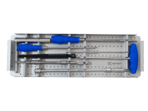 Ensemble d'instruments pour ongles fémur proximal Traumatisme orthopédique Fixation interne broche de hanche gabarit de bras de visée de précision en aluminium Durable - Product Image 4