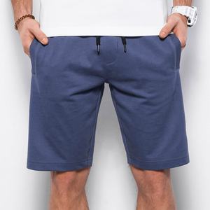 Short de survêtement 100% coton de haute qualité pour hommes vêtements de sport amples et décontractés taille élastique tissu polaire solide athlétique Anti-rides - Product Image 4
