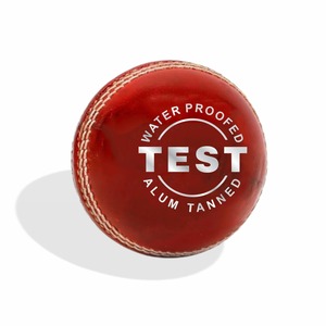 ลูกคริกเก็ตหนังแท้สีแดง KC ENTERPRISES แพ็ค 6 ลูก คุณภาพดีที่สุด มาตรฐานสากล แบบฟอกด้วยสารอลูมิเนียม - Product Image 1