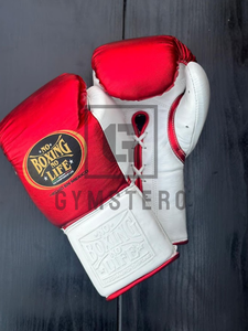 Guantes de Boxeo de Piel de Vacuno Genuina de Alta Calidad a Precio de Mayoreo, Sin Boxeo No Hay Vida, Guantes de Sparring con Cordones GYMSTERO, Logotipo Personalizable - Product Image 2