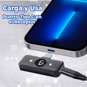 Set Microfono Lavalier Wireless per Streaming dal Vivo, Ricarica Rapida con Adattatore Type-C a Lightning, Ricevitore Type-C - Product Image 6