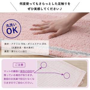 TornadoR <b>Bath</b> <b>Mat</b> by SDS Luxury Novelty Design Approx. 5070cm Absorbent in <b>Blue</b>/Gray/Pink/White/Yellow Indonesia - Product Image 4