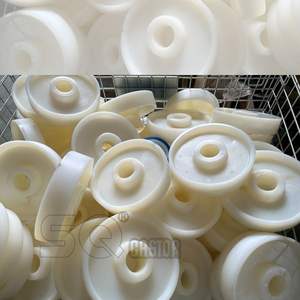 250mm MC <span class=keywords><strong>Nylon</strong></span> rad Nur mit Kugellagern Langlebige Polyamid PA-Lenkräder für Material transport geräte - Product Image 5