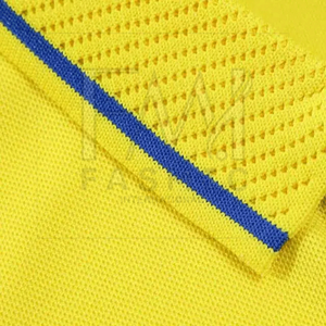 Los hombres más vendidos para camisetas de polo 100% algodón colores personalizados ropa de punto a rayas lisas tela de lona de alta calidad - Product Image 5