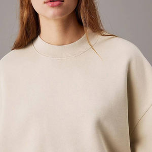 Sudaderas Extra Grandes de Alta Calidad 100% Algodón para Mujer, Estilo Casual Urbano, Impresión de Logotipo Personalizado, Invierno - Product Image 6