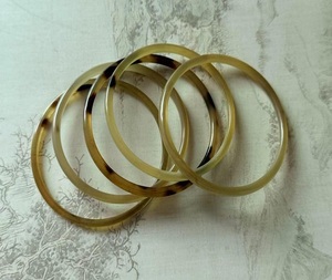 Handcrafted Buffalo Horn <b>Bangles</b> Elegant Feng Shui Home Decoration for Fashionistas Carved <b>Love</b> Style Bone Bone - Product Image 5