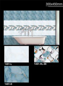 Hiện đại chống trượt 9mm dày 300x450mm sàn gốm và gạch ốp tường thiết kế tuyệt vời cho khu vực lối đi nội thất mô hình đặc biệt - Product Image 3