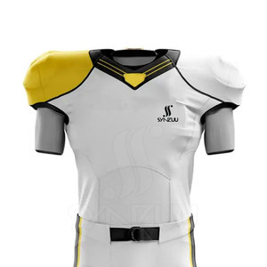 Uniforme de fútbol americano de alta calidad al por mayor último diseño transpirable talla grande sublimación ropa impresa - Product Image 3