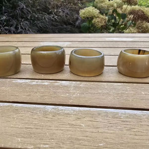 Porte-serviettes en corne de buffle, forme ronde, porte-serviettes pour hôtels de luxe, restaurants et tables de mariage, haute qualité - Product Image 1