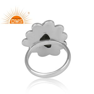 Mejor Venta de plata esterlina natural en bruto moldavita piedra preciosa anillo apilable joyería fabricante - Product Image 4