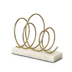 โลหะชุบเงินหกส่วนชั้นวางขนมปังบ้านตกแต่งงานแต่งงาน - Product Image 2