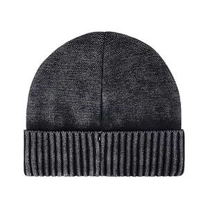 Bonnets personnalisés avec logo, unisexe, fabricant, broderie graphique, tricot, bordure côtelée, hiver - Product Image 2