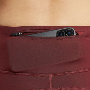 กางเกงเลกกิ้งเอวกลางสำหรับผู้หญิงระบายอากาศได้ดีป้องกันแบคทีเรียยกกระชับก้นยิมฟิตเนสชุดกีฬาออกกำลังกายโยคะ - Product Image 4