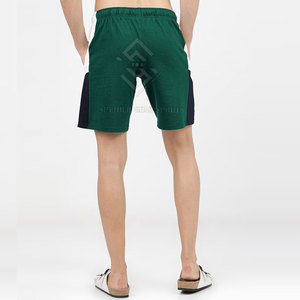 Latest Design Men Casual Shorts Solid Mid Waist Breathable Eco-Friendly Quick Dry Polyester/Cotton Drawstring Closure OEM - Product Image 4