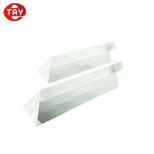 2 3/4 "lentille de prisme triangulaire acrylique pour l'enseignement de la physique du spectre lumineux 70mm - Product Image 4