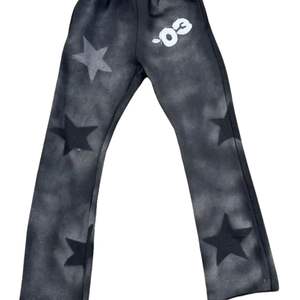 Ensemble de survêtement évasé 100% coton personnalisé délavé à l'acide deux pièces Baggy Streetwear pantalons de survêtement à capuche à épaules tombantes grande taille hiver - Product Image 3