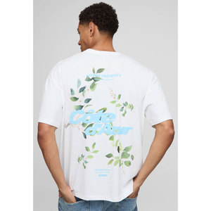 Vente en gros T-shirt 100 pour hommes en coton coupe régulière T-shirt vierge uni avec impression de logo personnalisé pour une tenue décontractée - Product Image 4