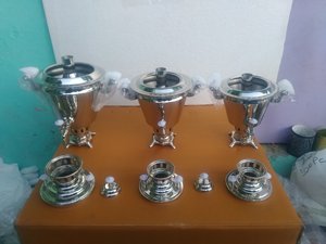 Produit en métal durable Samovar électrique d'acier inoxydable - Product Image 2