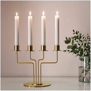 Candelabro de Latón, Portavelas y Soporte para Velas - Product Image 2