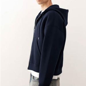 Sudadera con Capucha y Cremallera para Hombre con Logotipo Personalizado, Marca Privada, Estilo Moderno y Más Vendido para Invierno, Básicos en Línea, Mezcla de Algodón, Fabricación - Product Image 3