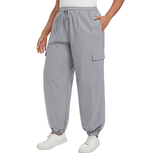 Gran oferta, ropa de calle elegante en blanco personalizada, ropa para exteriores, pantalones vaqueros Cargo de cintura media, pantalones holgados con múltiples bolsillos para mujer - Product Image 2