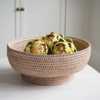 Panier à fleurs en rotin écologique de luxe tendance, fait main, en osier tressé, pour plantes et rangement, décoration maison, mariage, jardin