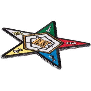 Ordre de l'étoile de l'Est Patch découpé patchs maçonniques 2025 Top Trending Masonic Regalia OES Freemasons Badges Service OEM - Product Image 2