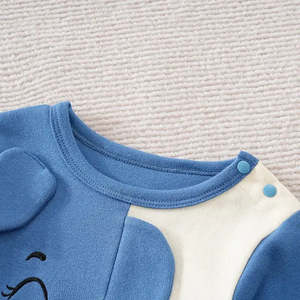 Conjunto de Ropa para Bebé con Diseño de Elefante de Dibujos Animados, Mono Adorable con Ilustración Elegante - Product Image 6