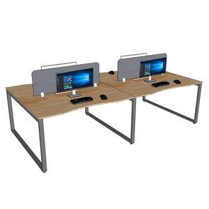 โต๊ะกลุ่มมินิมอล 4 ที่นั่ง 280x140 ซม. ไม้ยางพาราขาเหล็ก HBRT076 - Product Image 4